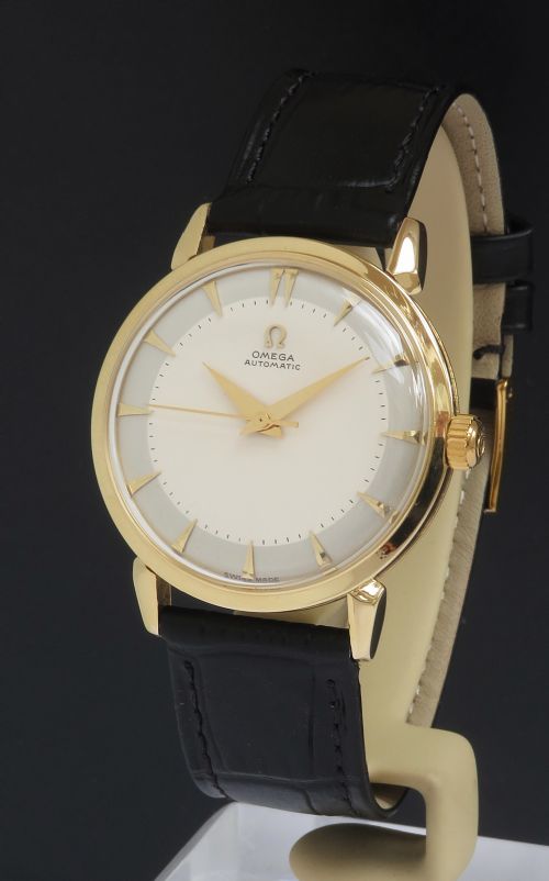 Solid 18ct Gold Omega Tresor Bumper Automatic C1954