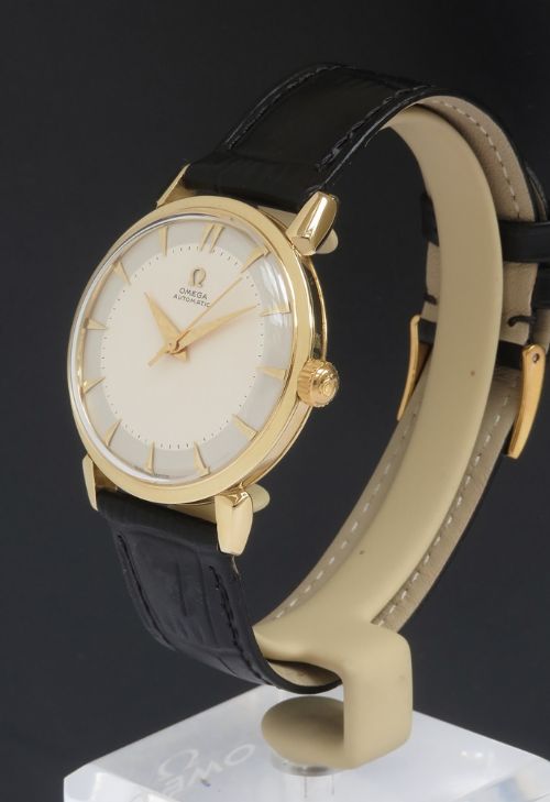 fig 1. Solid 18ct Gold Omega Tresor Bumper Automatic c1954