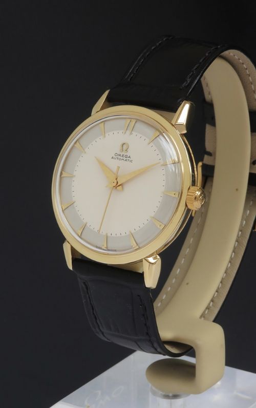 fig 2. Solid 18ct Gold Omega Tresor Bumper Automatic c1954