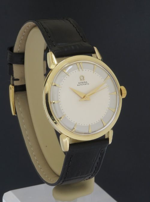 fig 3. Solid 18ct Gold Omega Tresor Bumper Automatic c1954
