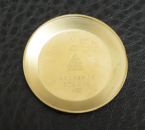 fig 6. Solid 18ct Gold Omega Tresor Bumper Automatic c1954