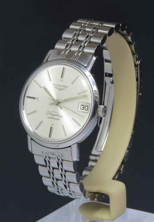 fig 2. Stunning original Longines Flagship Automatic on Bracelet With Box c1966