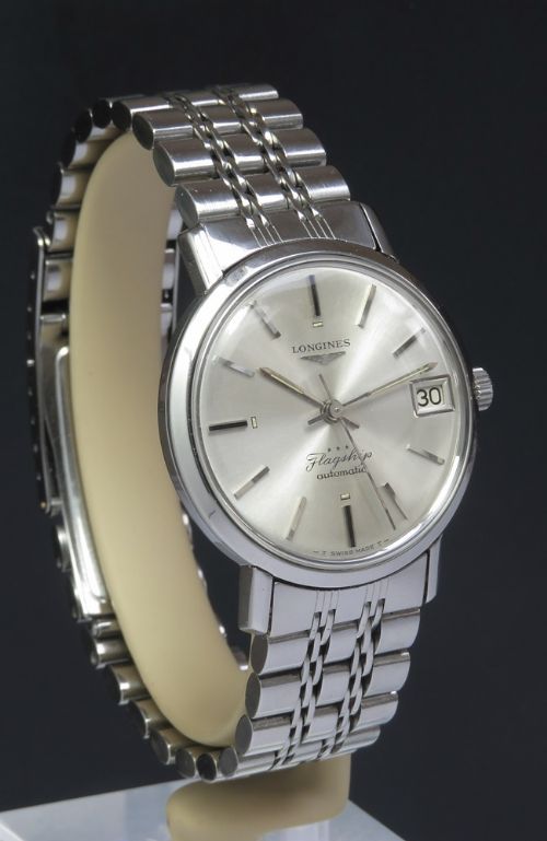 fig 3. Stunning original Longines Flagship Automatic on Bracelet With Box c1966