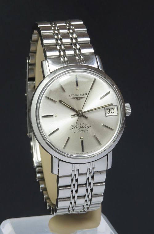 fig 4. Stunning original Longines Flagship Automatic on Bracelet With Box c1966