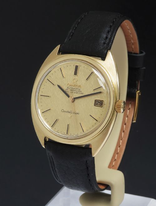 Original Solid 18ct Gold Omega Constellation 'C' Deluxe Chronometer Automatic C1968