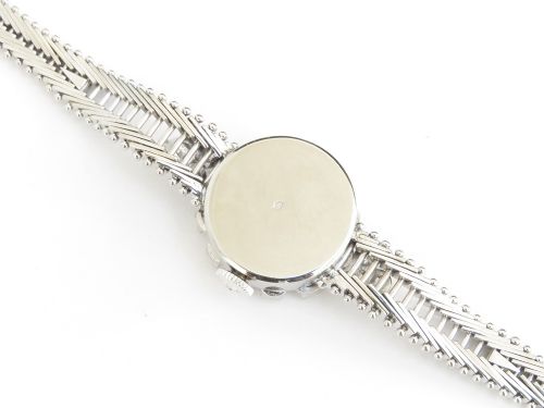 fig 6. 18ct White Gold And Diamond Omega Cocktail Watch c1967