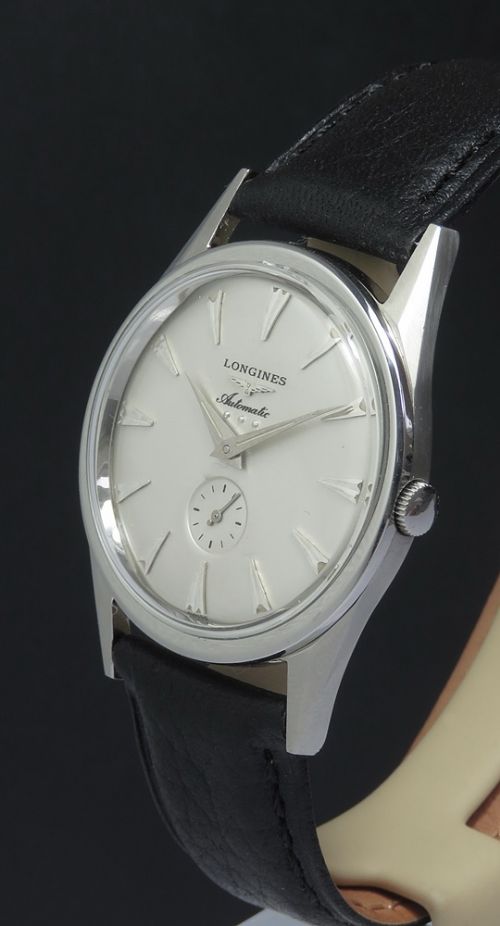 fig 2. Rare Longines 19A Automatic Art Deco c1956