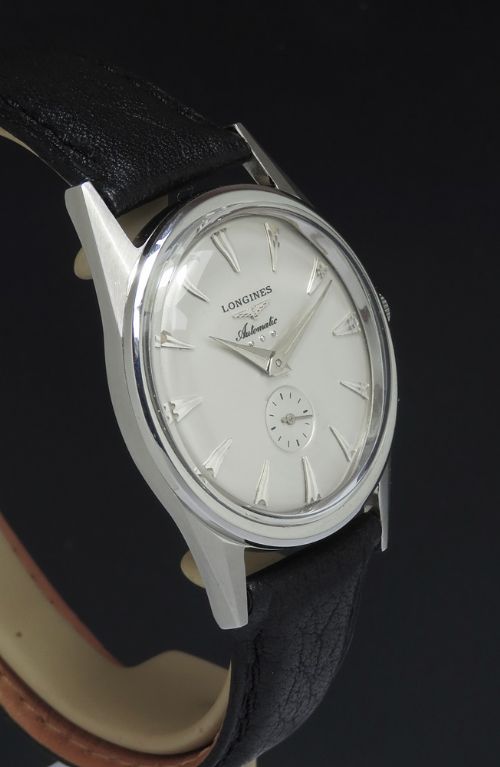 fig 4. Rare Longines 19A Automatic Art Deco c1956