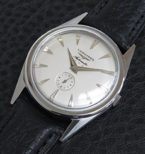 fig 6. Rare Longines 19A Automatic Art Deco c1956