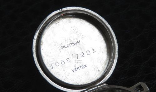 fig 6. Longines Platinum And Diamond Ladies Cocktail Watch c1950
