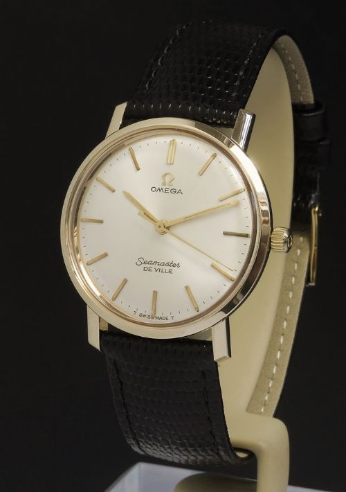 fig 1. Solid 9ct Gold Omega Semaster De Ville c1966
