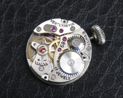 fig 7. Platinum and Diamond Ladies Cocktail Watch by Vertex c1950