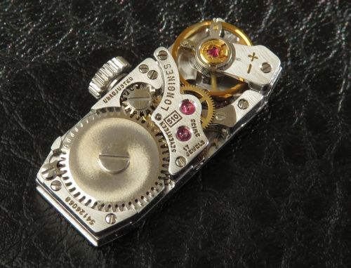 fig 3. Lovely Longines Platinum and Diamond Ladies Cocktail Watch c1950