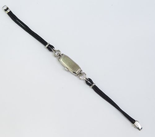 fig 6. Lovely Longines Platinum and Diamond Ladies Cocktail Watch c1950