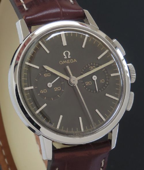 fig 2. Omega Calibre 320 Chronograph Tropical Dial c1964