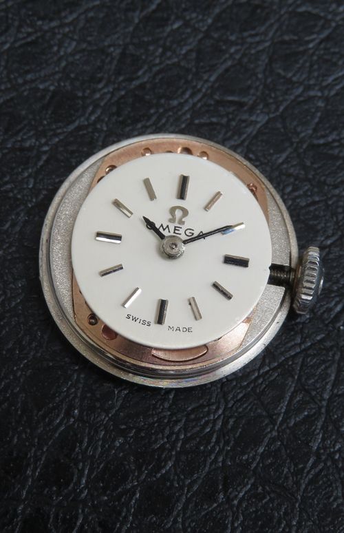 fig 7. 18ct White Gold and Diamond Omega Cocktail Watch c1966