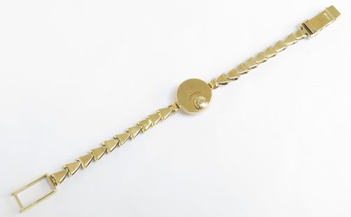 fig 2. Solid 18ct Gold Omega Backwinder Ladies Cocktail Watch c1951