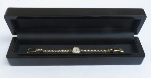 fig 4. Solid 18ct Gold Omega Backwinder Ladies Cocktail Watch c1951