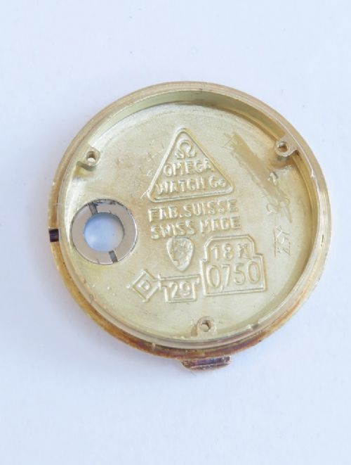 fig 5. Solid 18ct Gold Omega Backwinder Ladies Cocktail Watch c1951