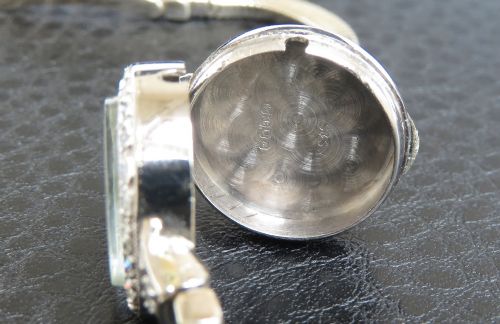 fig 4. Girard Perregaux Solid 18ct White Gold and Diamond Cocktail Watch c1956