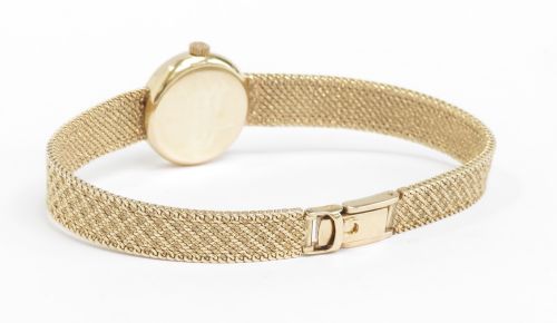 fig 3. Solid 9ct Gold Omega Geneve Ladies Cocktail Watch c1958