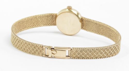 fig 4. Solid 9ct Gold Omega Geneve Ladies Cocktail Watch c1958