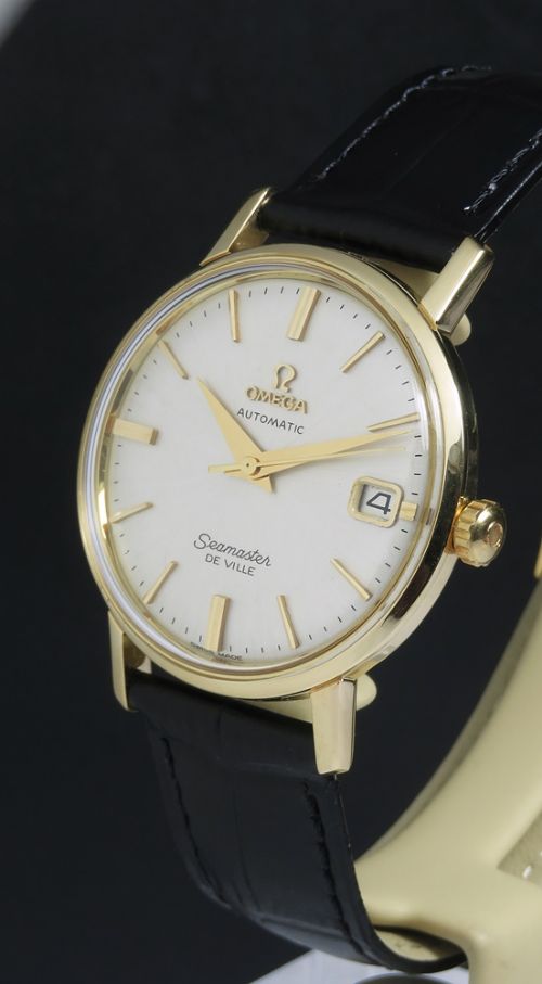 fig 1. 18ct Solid Gold Omega Seamaster De Ville Automatic c1963