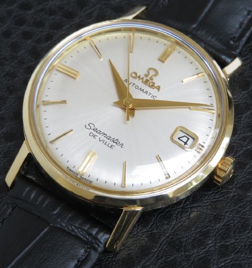 fig 3. 18ct Solid Gold Omega Seamaster De Ville Automatic c1963