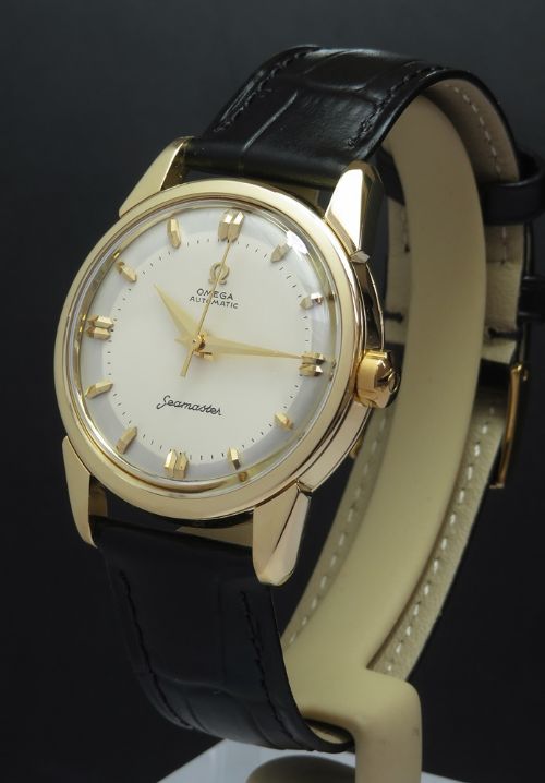 fig 1. Solid 18ct Gold Omega Seamaster Automatic Calibre 501 c1959