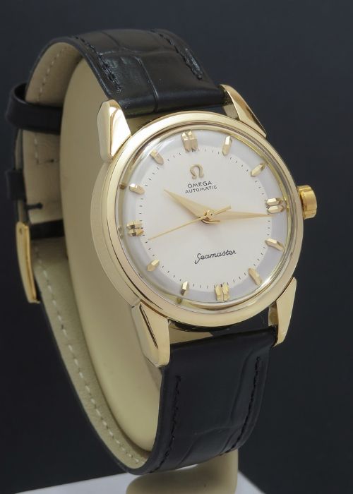 fig 2. Solid 18ct Gold Omega Seamaster Automatic Calibre 501 c1959