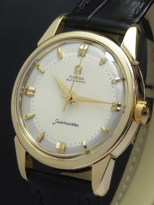 fig 3. Solid 18ct Gold Omega Seamaster Automatic Calibre 501 c1959