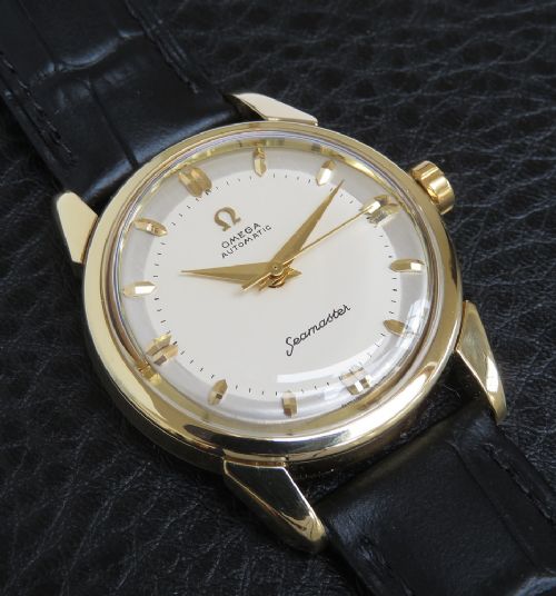 fig 6. Solid 18ct Gold Omega Seamaster Automatic Calibre 501 c1959