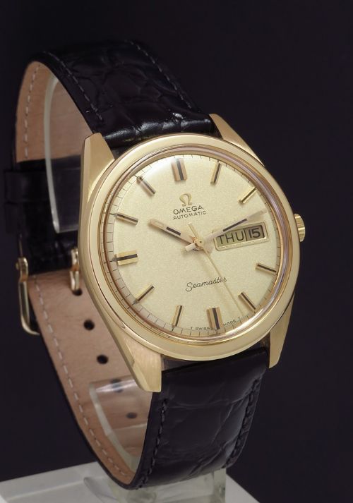 fig 2. Solid 18ct Gold Omega Seamaster Automatic Daydate Oversize c1969