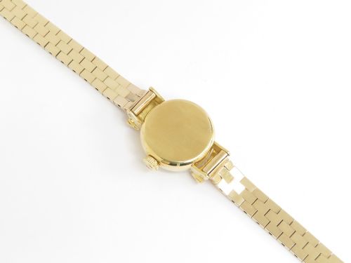 fig 6. Solid 18ct Gold Omega Sapphette Ladies Cocktail Watch c1961