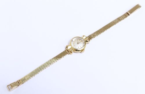 fig 4. Solid 18ct Gold Omega Sapphette Ladies Cocktail Watch c1961