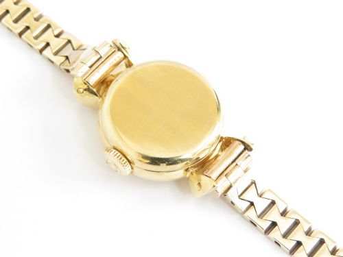 fig 5. Solid 18ct Gold Omega Sapphette Ladies Cocktail Watch c1961