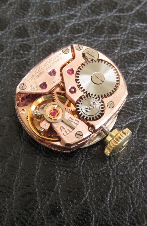 fig 7. Solid 18ct Gold Omega Sapphette Ladies Cocktail Watch c1961