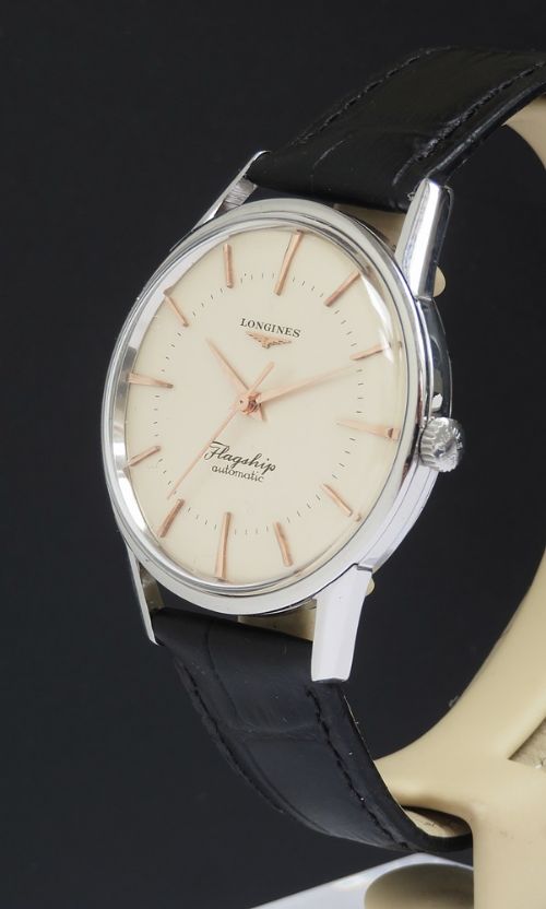 fig 1. Very Rare Longines Flagship 'Ghostship' Calibre 380 c1961
