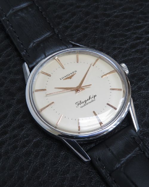 fig 3. Very Rare Longines Flagship 'Ghostship' Calibre 380 c1961