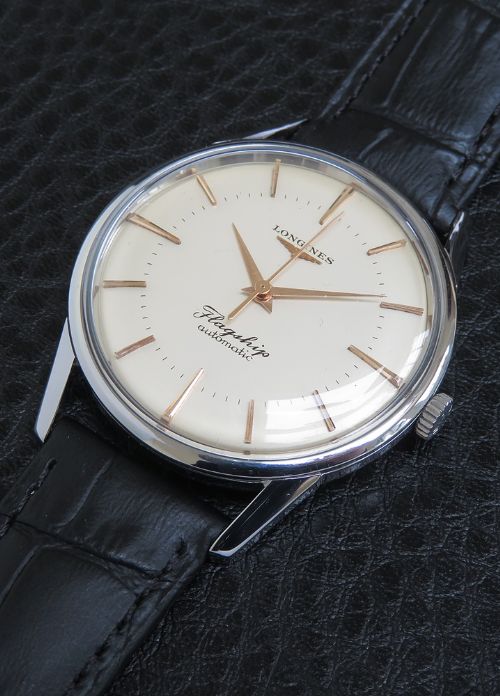fig 4. Very Rare Longines Flagship 'Ghostship' Calibre 380 c1961