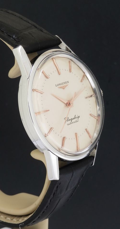 fig 5. Very Rare Longines Flagship 'Ghostship' Calibre 380 c1961