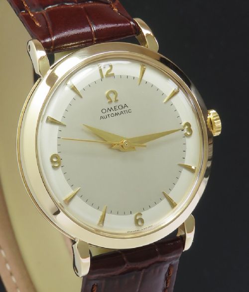 fig 3. Solid 9ct Gold Omega Automatic Calibre 501 c1958