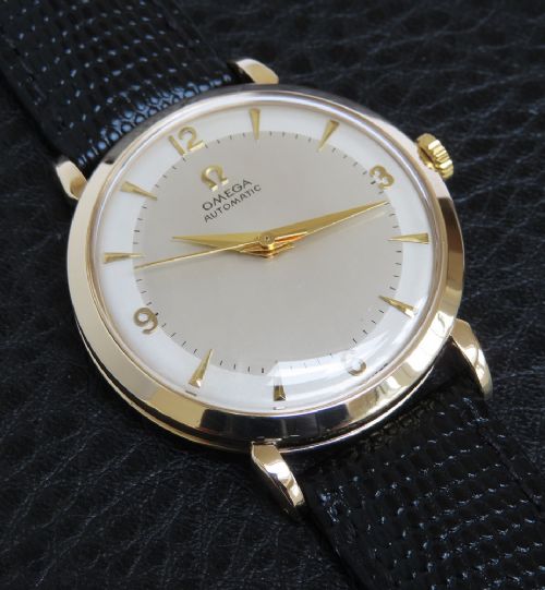 fig 4. Solid 9ct Gold Omega Automatic Calibre 501 c1958