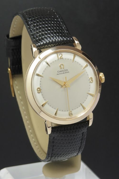 fig 5. Solid 9ct Gold Omega Automatic Calibre 501 c1958
