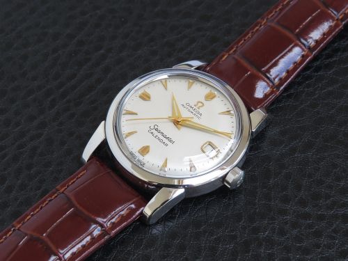 fig 2. Omega Seamaster Automatic Calendar c1958