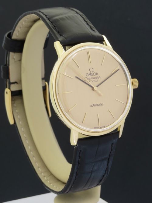fig 4. Solid 18ct Gold Omega Seamaster Automatic Slimline Deluxe c1966