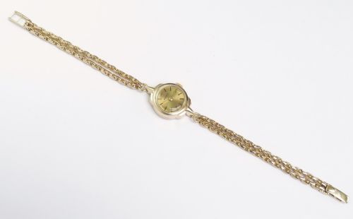 fig 4. Solid 9ct Gold Rolex Ladies Cocktail Watch c1963