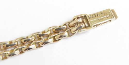 fig 6. Solid 9ct Gold Rolex Ladies Cocktail Watch c1963
