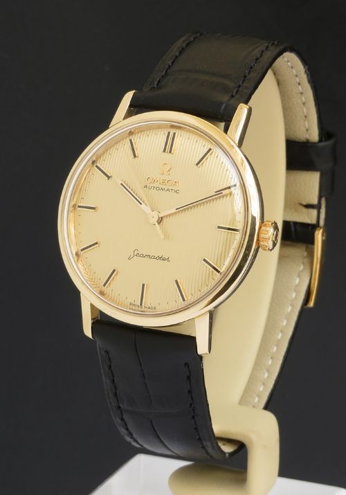 Very Rare Solid 18ct Gold Omega Seamaster Deluxe C1961