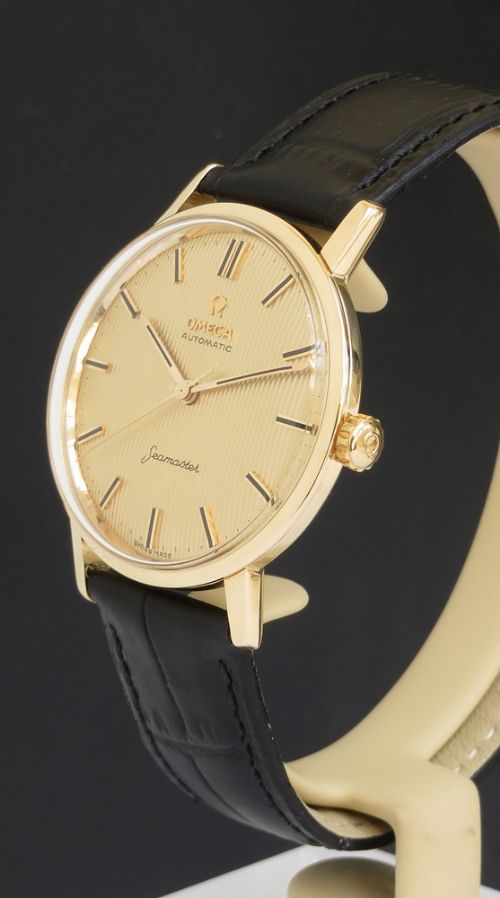 fig 1. Very Rare Solid 18ct Gold Omega Seamaster Deluxe c1961